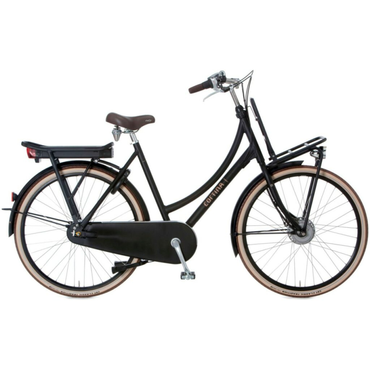Cortina E-U4 Transport MM Dames JETT MATT BLACK 51cm 2024